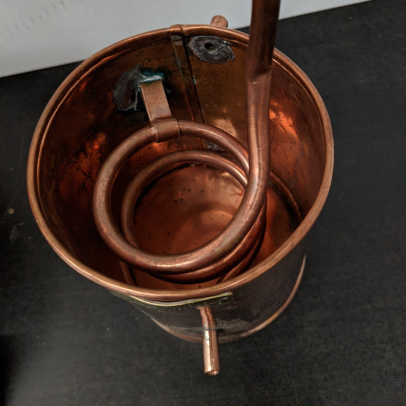 Split Top Rotating Column Copper Alembic Still | Al-Ambiq®