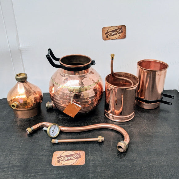 Split Top Rotating Column Copper Alembic Still | Al-Ambiq®