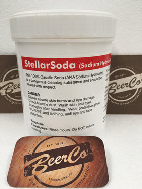 StellarSoda | 100% Caustic Soda | Sodium Hydroxide 1Kg - 0