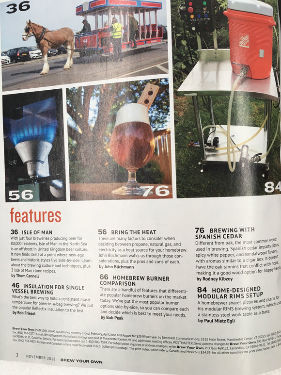 Brew Your Own - BYO Magazine - November 2018 - Vol. 24, No. 7