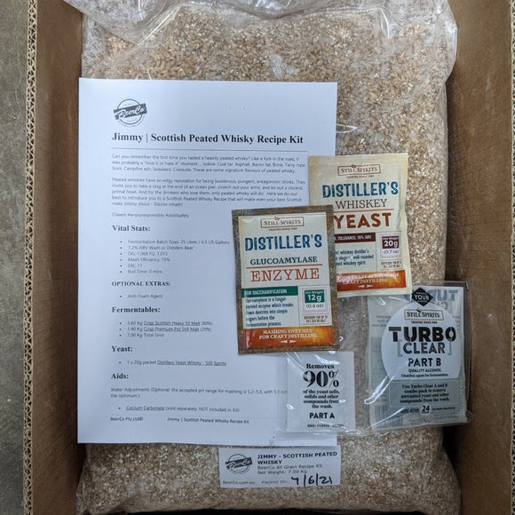 Jimmy | Peated Whisky | Distillers Kit