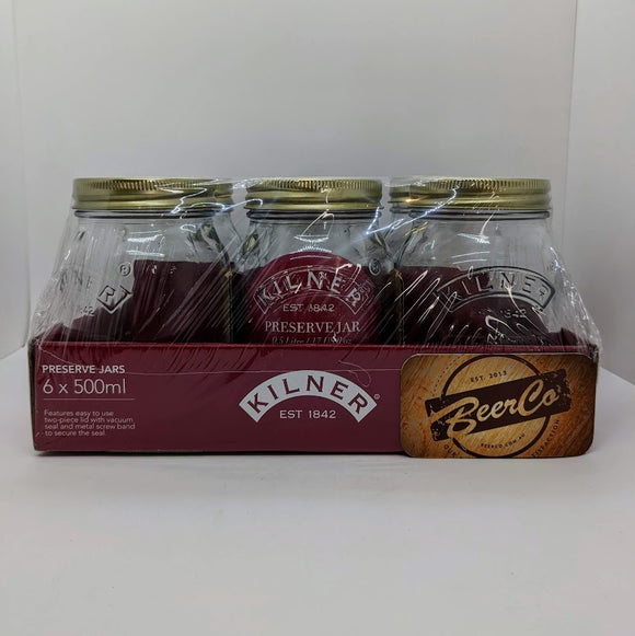 KILNER 12 X 500mL Preserve Jars