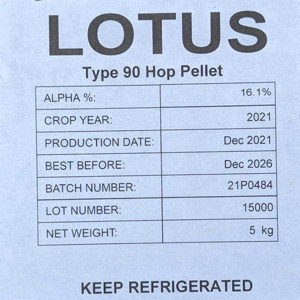 Lotus™ Hopsteiner #06297 US Hops