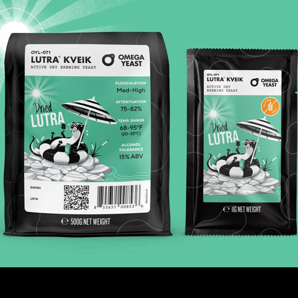 OYL-071 Lutra® Kveik Dry Omega Yeast | Gluten Free