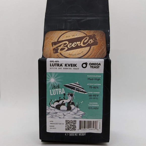 OYL-071 Lutra® Kveik Dry Omega Yeast | Gluten Free