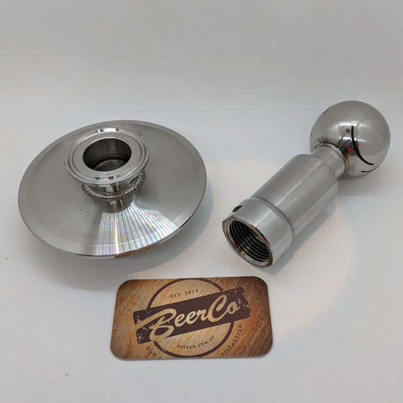 Tri-Clover CIP Spray Ball Kit (1.5"TC/4"TC)