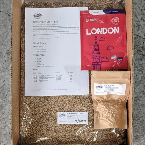 Remember Me | ESB | BeerCo All Grain Brewers Recipe Kit