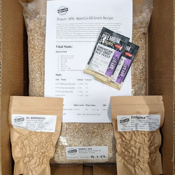 Shaun | XPA | BeerCo All Grain Brewers Recipe Kit