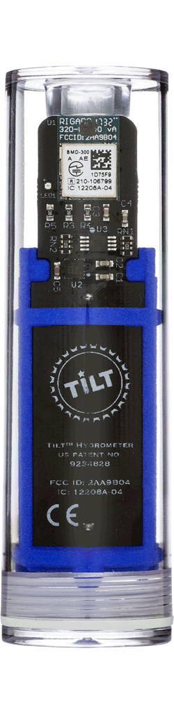Buy blue Tilt™ Hydrometer and Thermometer