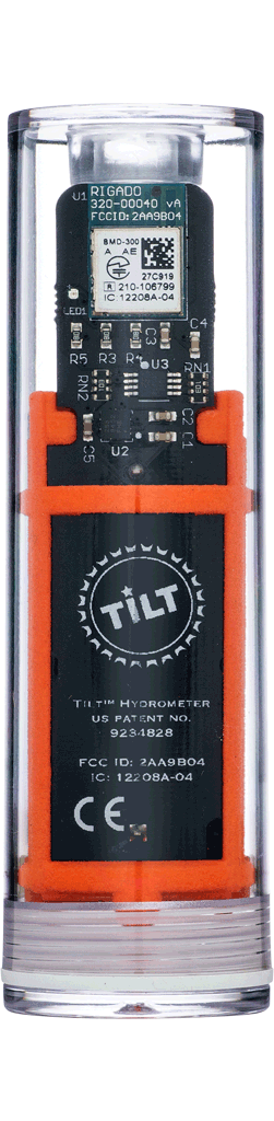 Buy orange Tilt™ Hydrometer and Thermometer