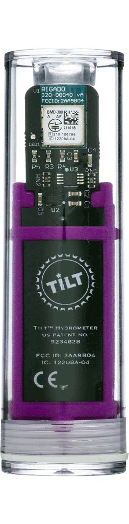 Buy purple Tilt™ Hydrometer and Thermometer