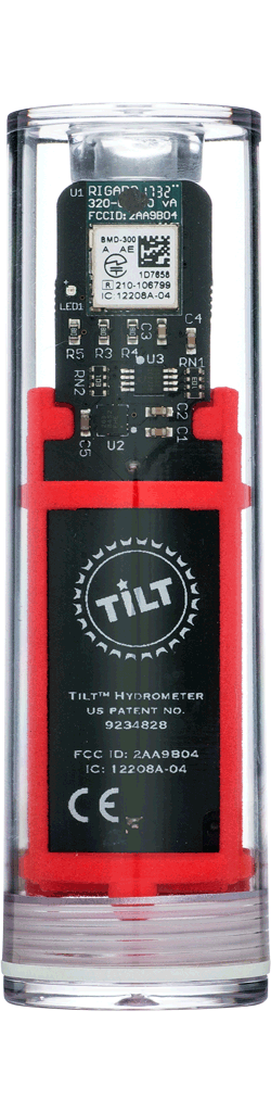 Buy red Tilt™ Hydrometer and Thermometer
