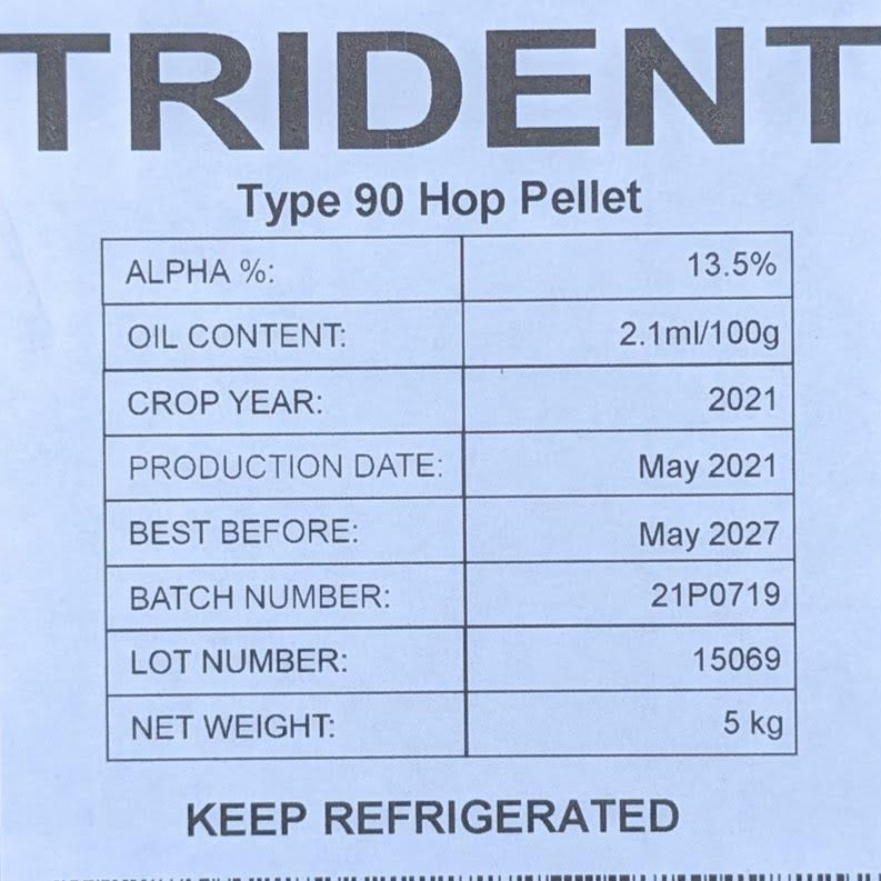 Trident™ Hopsteiner US Hops