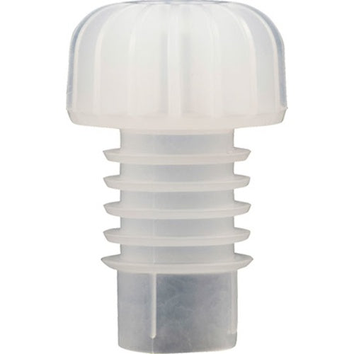 Champagne Stoppers - Finned - White Plastic - 100 - 0