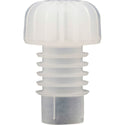 Champagne Stoppers - Finned - White Plastic - 100