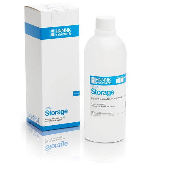 Storage Solution | For PH & ORP Electrodes 500ml | HI70300L