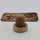 Beechwood Plain Wood Top Stoppers (30 X 10mm) Unwashed Micro Shank-2