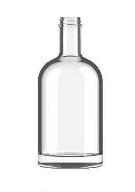 700ml Crystal Flint Glass Apollo Bottle With 33-400 Continuous Thread Neck (Bulk Pallet - 940 Bottles)