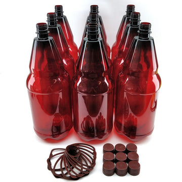 2.5L PET Amber Bottles - 0