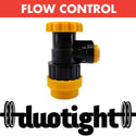 duotight | 8mm x Flow Control Ball Lock Disconnect (Liquid Black + Yellow) (POK)
