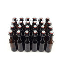 500mL Glass Amber Swing Cap Bottles - 24 X 500mL Carton