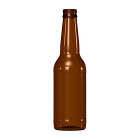 330ml Amber Glass Long Neck Beer Bottle With 26mm Twist Crown Seal Neck (Pallet 2250)