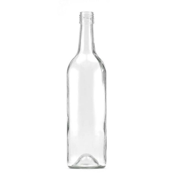 750ml Flint Glass Premium Claret Bottle With 30mm x 60mm BVS Neck (Bulk Pallet 1144 Bottles)